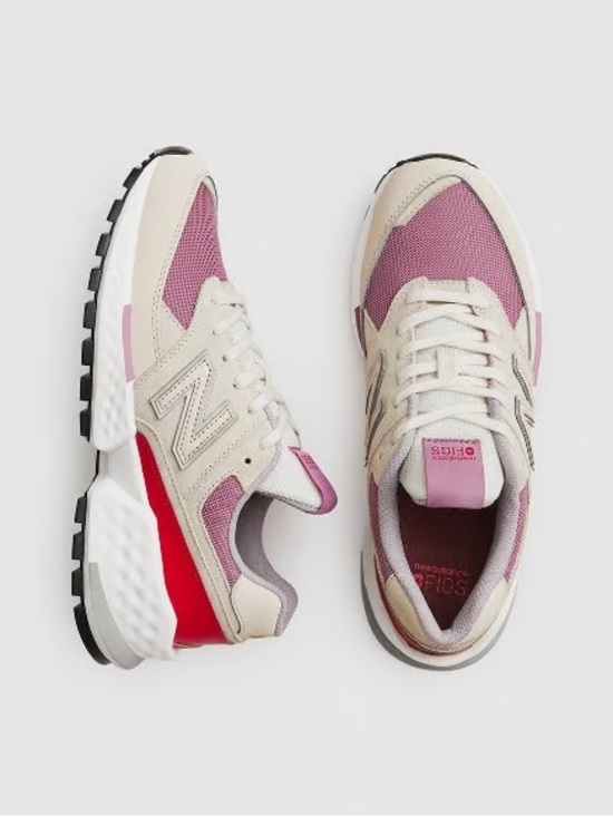 New Balance Shoes - New Balance x Figs  Women's Beige & Pink Retro Run Sneakers